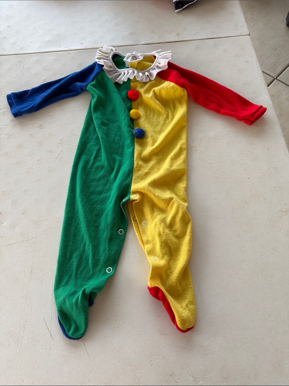 Vintage Kessler Clown Footed Pajama